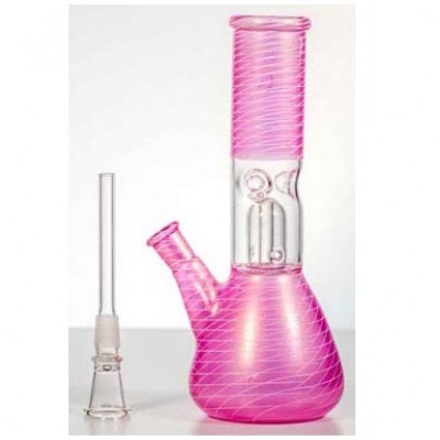 Pink and Blue Heavy perculetor Glass Bongs, For Smoking, Size: 8.5 Inch at  Rs 1000/piece in Agra